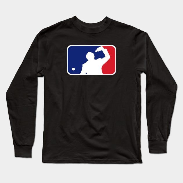 The Baseball Host Long Sleeve T-Shirt by The Young Professor